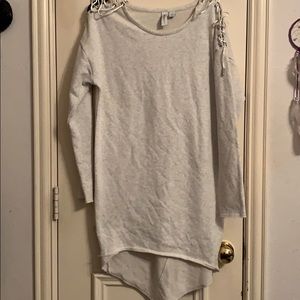 Skingraft Lace Up shoulder dress